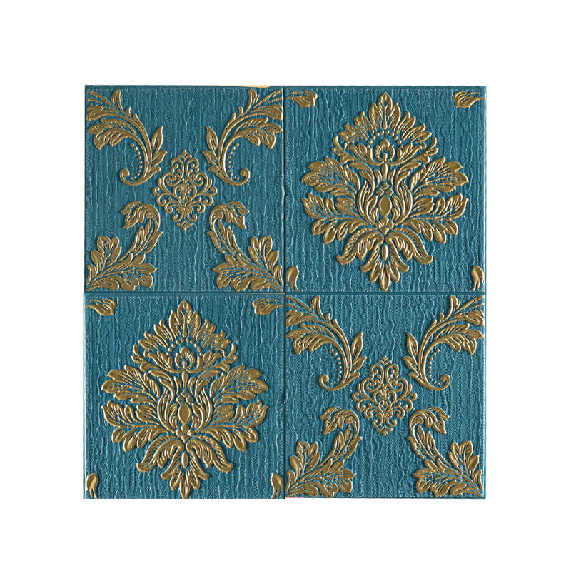 Rynx | Modern Wall Panel 3D Floral Print Peel and Stick Waterproof Wall Covering