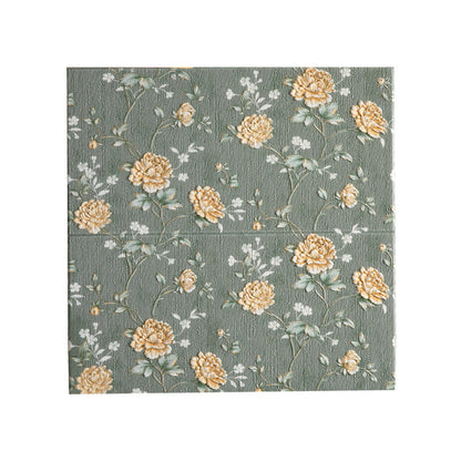 Rynx | Modern Wall Panel 3D Floral Print Peel and Stick Waterproof Wall Covering