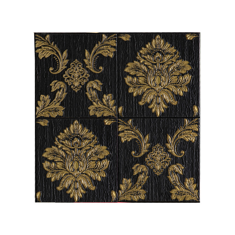 Rynx | Modern Wall Panel 3D Floral Print Peel and Stick Waterproof Wall Covering
