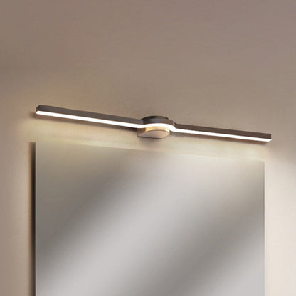 Rynx | 16"/23.5" L Acrylic Slim Line Wall Lamp Modern LED Wall Lamp Sconces in Black, White/Warm Light