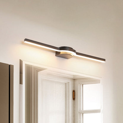 Rynx | 16"/23.5" L Acrylic Slim Line Wall Lamp Modern LED Wall Lamp Sconces in Black, White/Warm Light