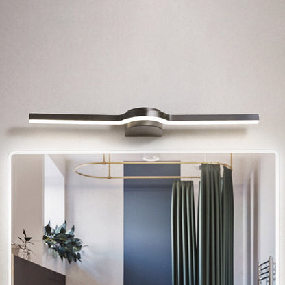 Rynx | 16"/23.5" L Acrylic Slim Line Wall Lamp Modern LED Wall Lamp Sconces in Black, White/Warm Light