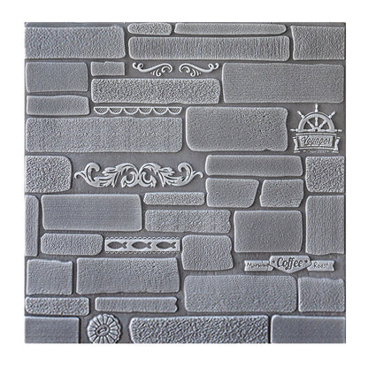 Rynx | Modern Wall Covering Peel and Stick Brick 3D Print Waterproof Wall Panel