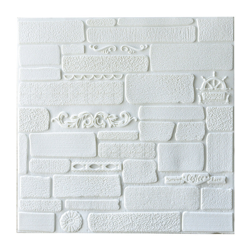 Rynx | Modern Wall Covering Peel and Stick Brick 3D Print Waterproof Wall Panel