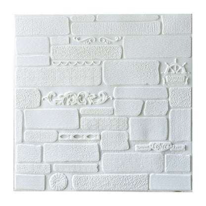 Rynx | Modern Wall Covering Peel and Stick Brick 3D Print Waterproof Wall Panel