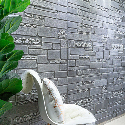 Rynx | Modern Wall Covering Peel and Stick Brick 3D Print Waterproof Wall Panel
