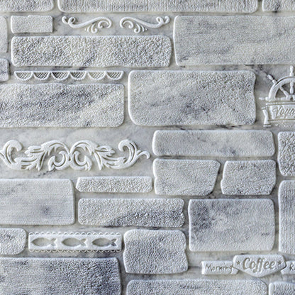 Rynx | Modern Wall Covering Peel and Stick Brick 3D Print Waterproof Wall Panel