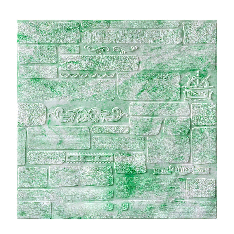 Rynx | Modern Wall Covering Peel and Stick Brick 3D Print Waterproof Wall Panel
