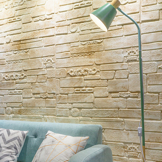 Rynx | Modern Wall Covering Peel and Stick Brick 3D Print Waterproof Wall Panel