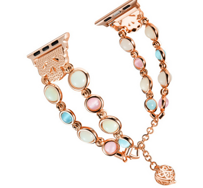 Rynx | Metal glowing pearl ribbon