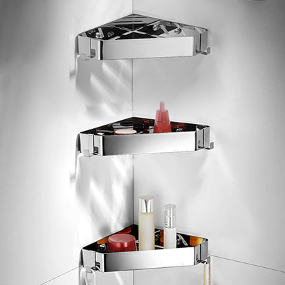 Rynx | Modern 3-Piece Bathroom Accessory Set in Stainless Steel, Bathroom Shelf