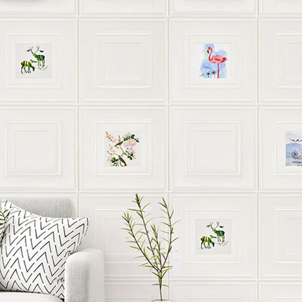 Rynx | Modern Wall Panel Cartoon Print Peel and Stick Waterproof Wall Panel