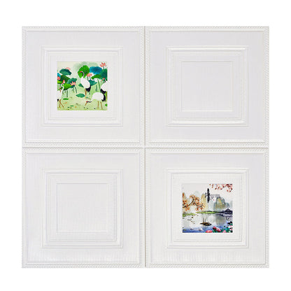 Rynx | Modern Wall Panel Cartoon Print Peel and Stick Waterproof Wall Panel