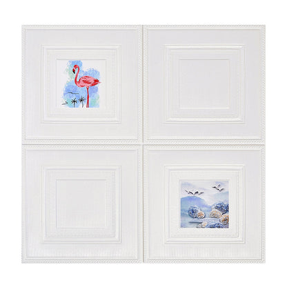 Rynx | Modern Wall Panel Cartoon Print Peel and Stick Waterproof Wall Panel