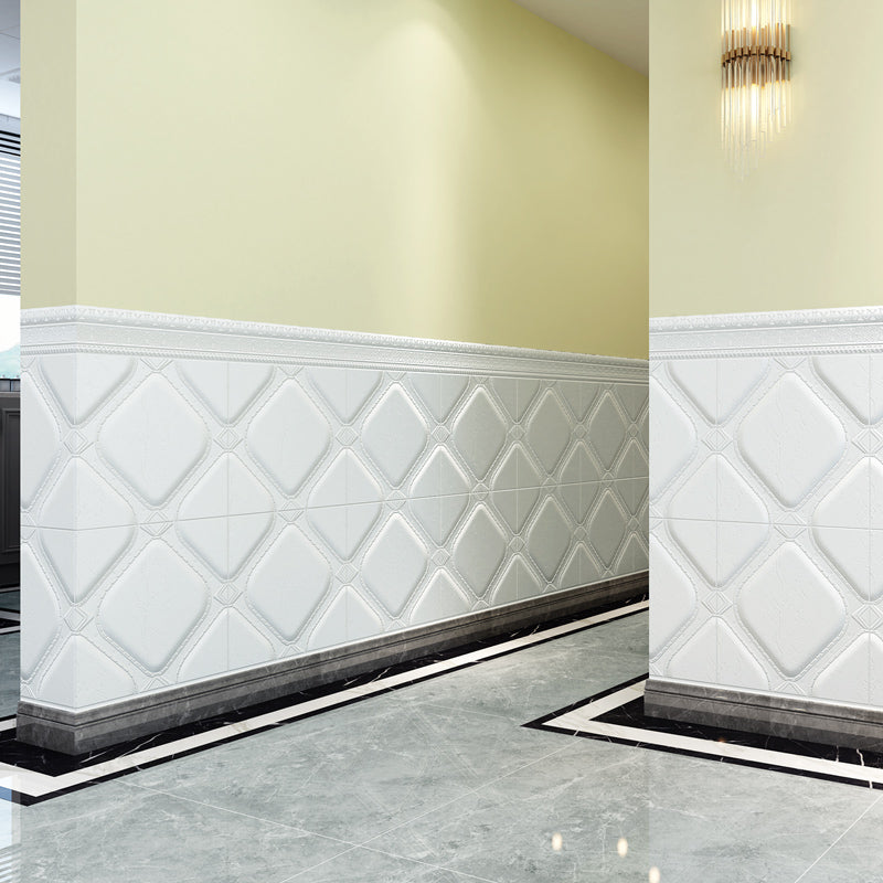 Rynx | Modern Tin Backsplash Panel Smooth Styrofoam Wall Ceiling