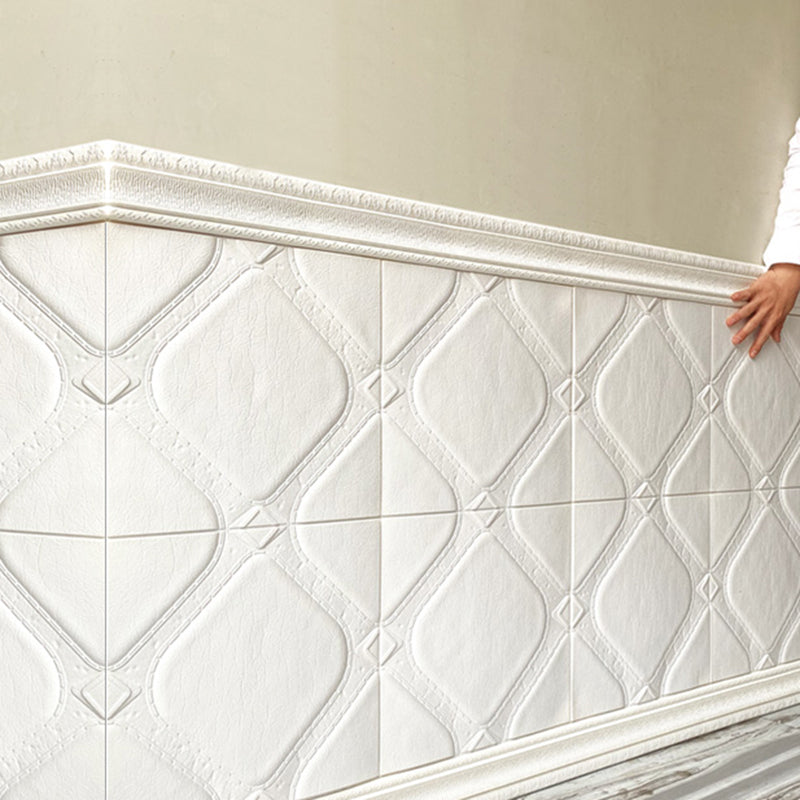 Rynx | Modern Tin Backsplash Panel Smooth Styrofoam Wall Ceiling