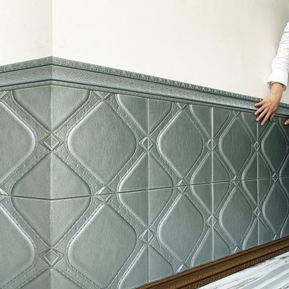 Rynx | Modern Tin Backsplash Panel Smooth Styrofoam Wall Ceiling