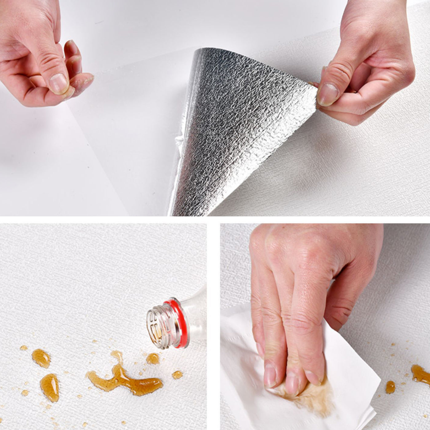 Rynx | Modern Tin Back Wall Cladding Texture Linen Roll Wall Ceiling Panel
