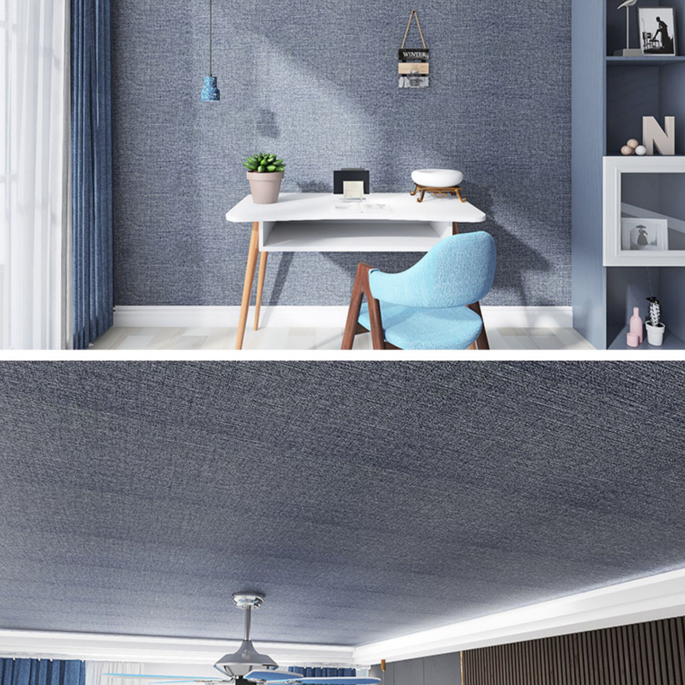 Rynx | Modern Tin Back Wall Cladding Texture Linen Roll Wall Ceiling Panel