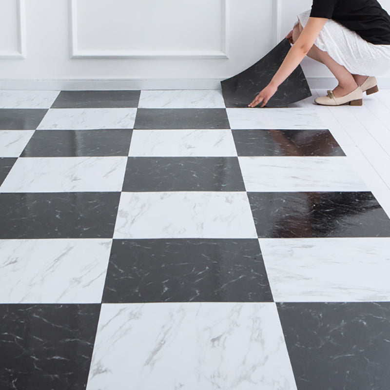 Rynx | Modern fabric look plastic floor water-repellent square edge floor tiles