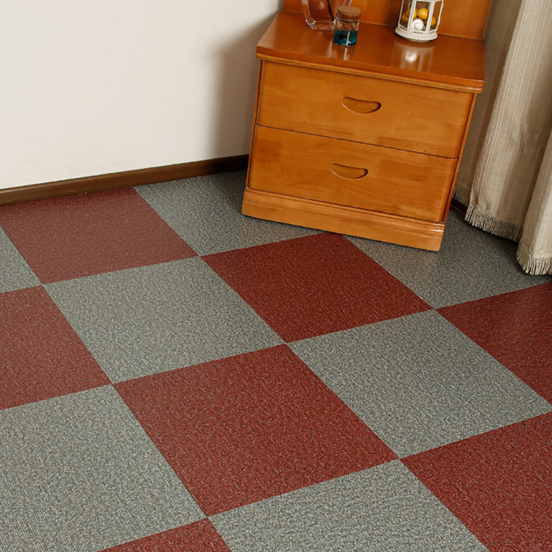 Rynx | Modern fabric look plastic floor water-repellent square edge floor tiles