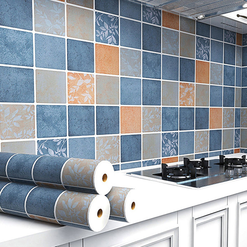 Rynx | Grid Mosaic Peel & Stick Tile Waterproof Kitchen Wallpaper