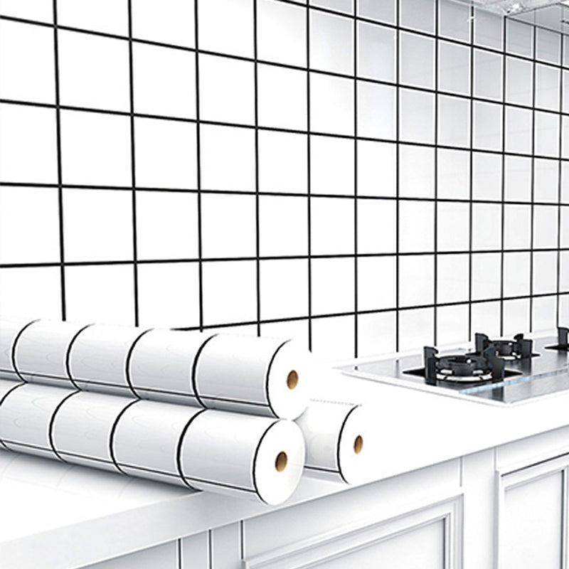 Rynx | Grid Mosaic Peel & Stick Tile Waterproof Kitchen Wallpaper