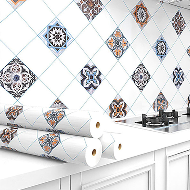 Rynx | Grid Mosaic Peel & Stick Tile Waterproof Kitchen Wallpaper