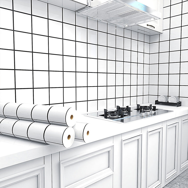 Rynx | Grid Mosaic Peel & Stick Tile Waterproof Kitchen Wallpaper
