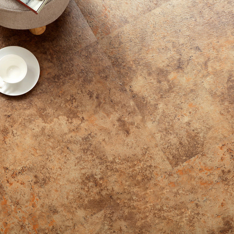 Rynx | Modern Water-Repellent Plastic Flooring Fabric Look Square Edge Floor Tiles
