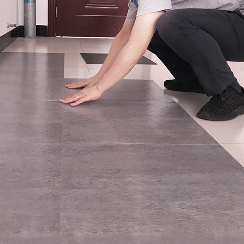 Rynx | Modern Water-Repellent Plastic Flooring Fabric Look Square Edge Floor Tiles