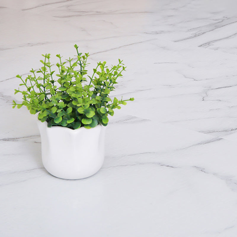 Rynx | Modern Water-Repellent Plastic Flooring Fabric Look Square Edge Floor Tiles