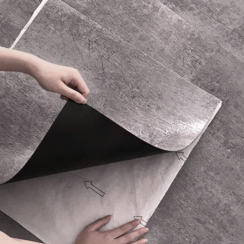 Rynx | Modern Water-Repellent Plastic Flooring Fabric Look Square Edge Floor Tiles
