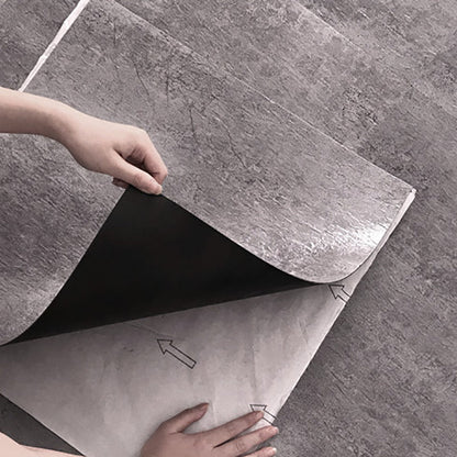 Rynx | Modern Water-Repellent Plastic Flooring Fabric Look Square Edge Floor Tiles