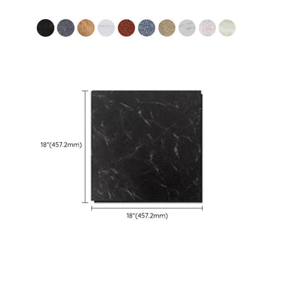 Rynx | Modern Water-Repellent Plastic Flooring Fabric Look Square Edge Floor Tiles