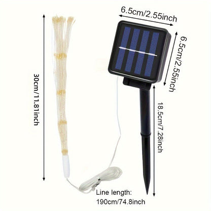 Rynx | SolarGlow - Solar Energy LED Garden Lighting with 90 Warm White LED Lights