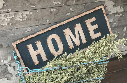 Rynx | Antique Finish Home Sign