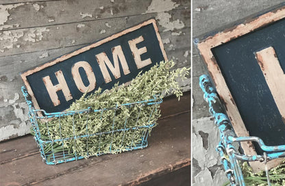 Rynx | Antique Finish Home Sign