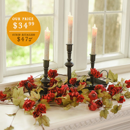 Rynx | Black taper candle holders with matching tray
