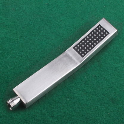 Rynx | Simple Rectangle Shower Head 304 Stainless Steel Hand Shower