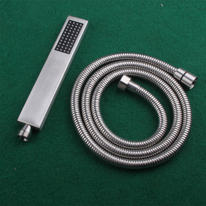 Rynx | Simple Rectangle Shower Head 304 Stainless Steel Hand Shower