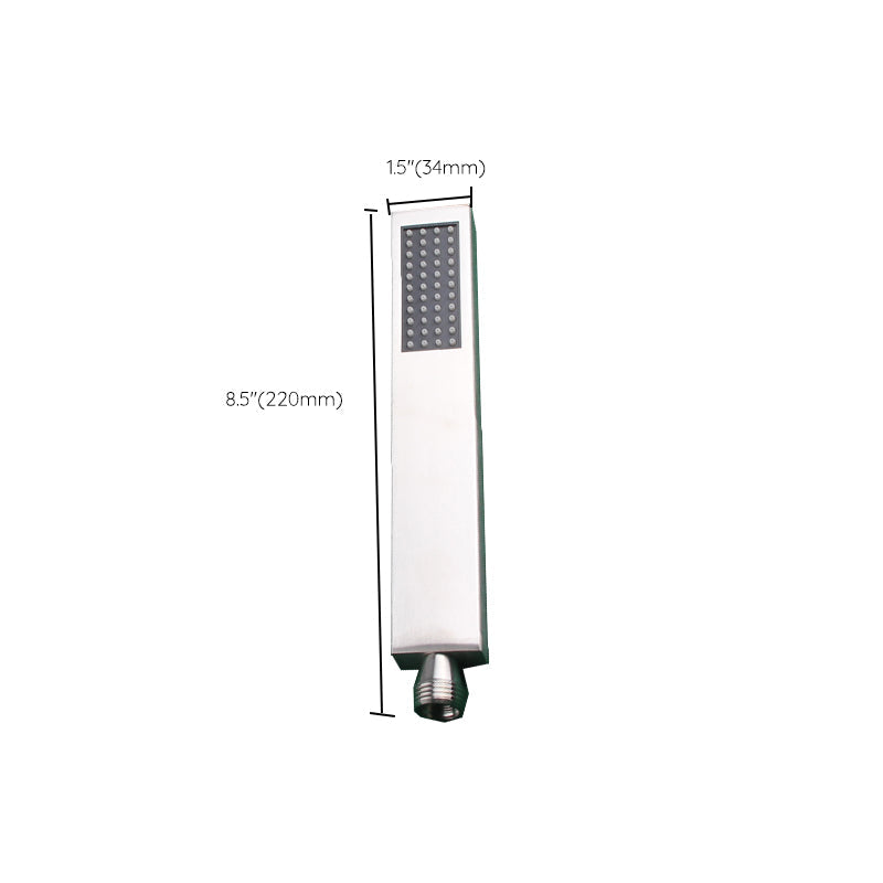 Rynx | Simple Rectangle Shower Head 304 Stainless Steel Hand Shower