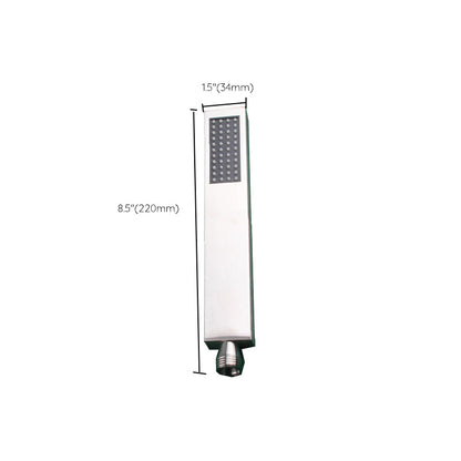 Rynx | Simple Rectangle Shower Head 304 Stainless Steel Hand Shower