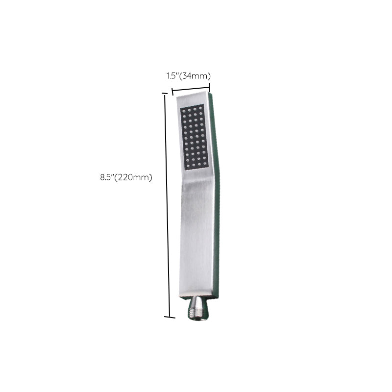 Rynx | Simple Rectangle Shower Head 304 Stainless Steel Hand Shower