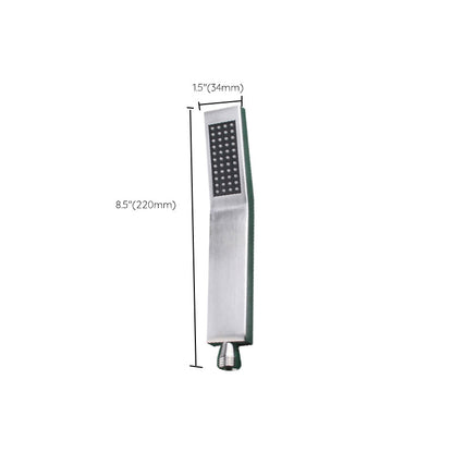 Rynx | Simple Rectangle Shower Head 304 Stainless Steel Hand Shower
