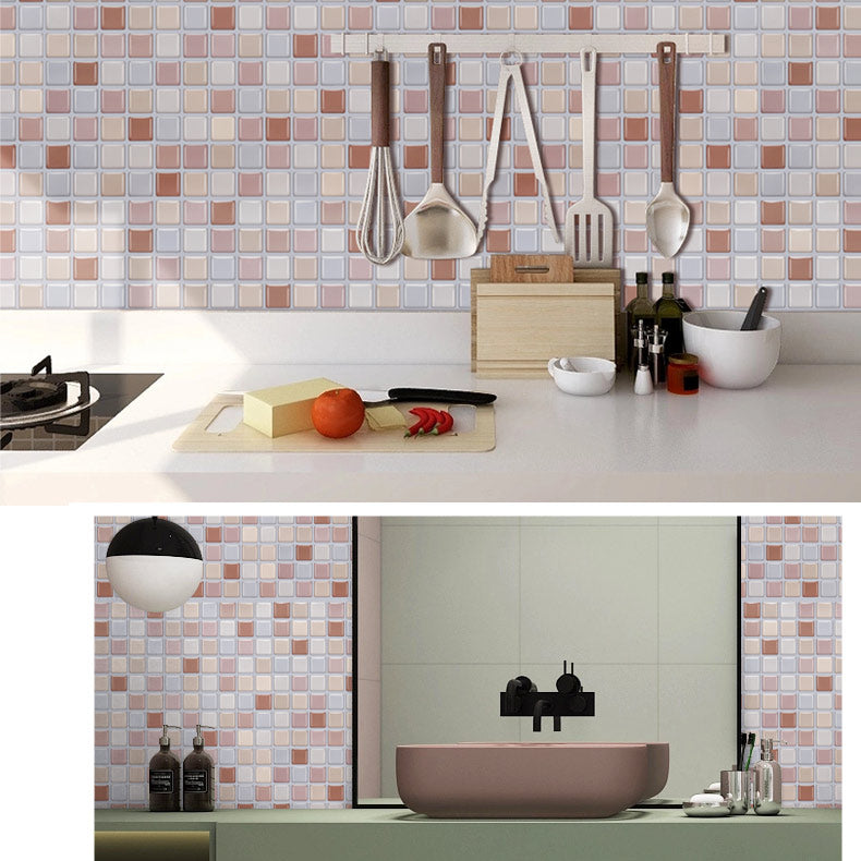 Rynx | PVC tile peel and stick tile kitchen waterproof mosaic backsplash wall tile