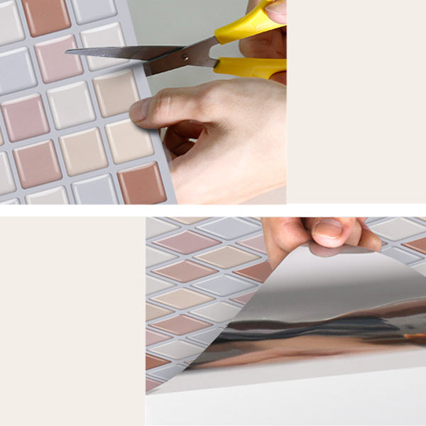 Rynx | PVC tile peel and stick tile kitchen waterproof mosaic backsplash wall tile