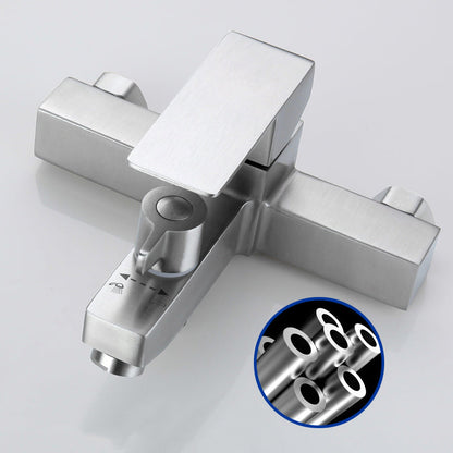 Rynx | Modern Bathtub Faucet Mounting Kit 304 Stainless Steel Wall Mount Bathroom Faucet