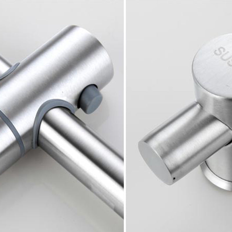 Rynx | Modern Bathtub Faucet Mounting Kit 304 Stainless Steel Wall Mount Bathroom Faucet