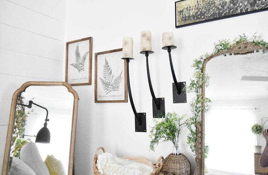 Rynx | Blacksmith Wall Sconce, Set of 3